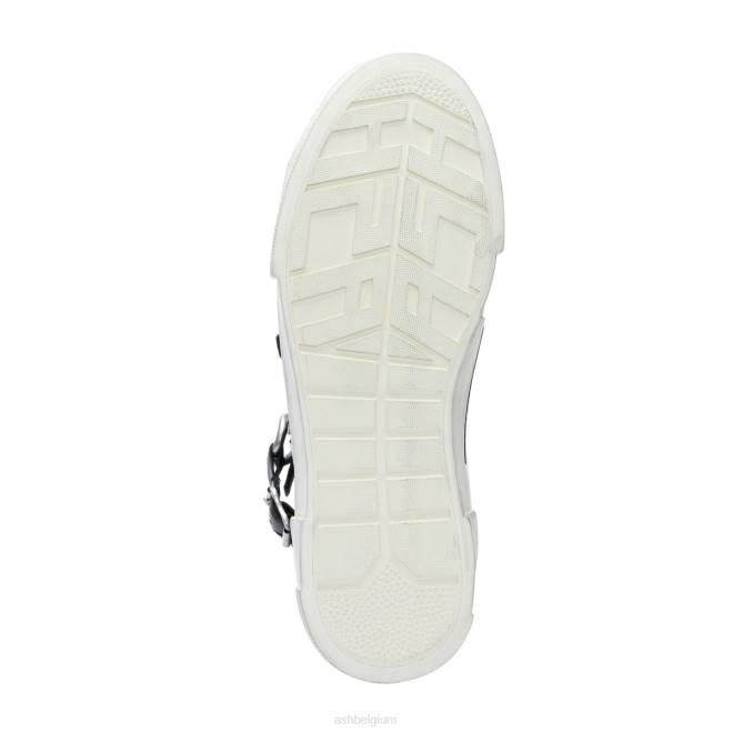 Galaxy ketting bezaaid hoge top sneaker vrouwen zwart zilver sportschoenenASH PRRX33