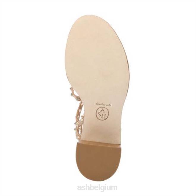 Jen sandaal met blokhak en studs vrouwen huid sandalenASH PRRX38