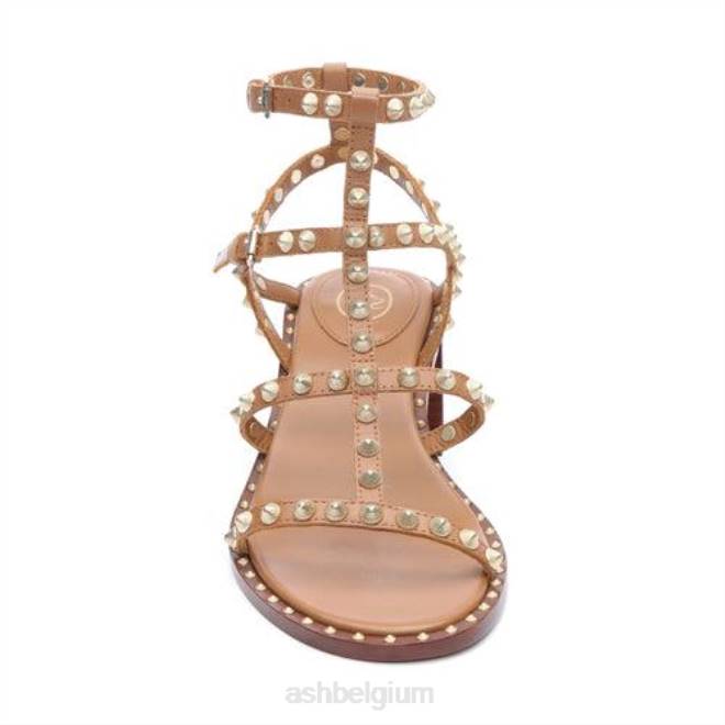 Jen sandaal met blokhak en studs vrouwen nieuwe kaneel sandalenASH PRRX37