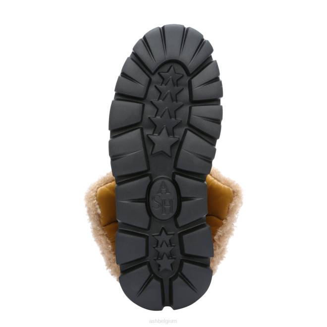 Jennie winterlaars van imitatiebont nylon vrouwen goudbruine laarzenASH PRRX93