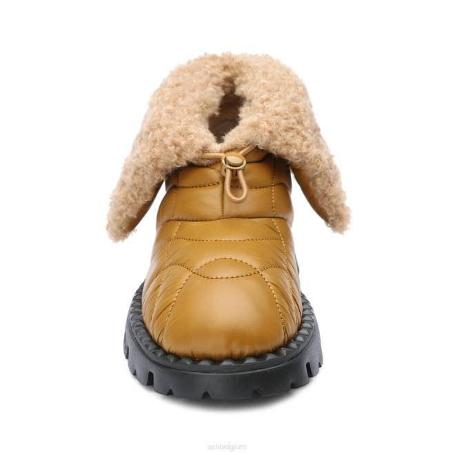 Jennie winterlaars van imitatiebont nylon vrouwen goudbruine laarzenASH PRRX93