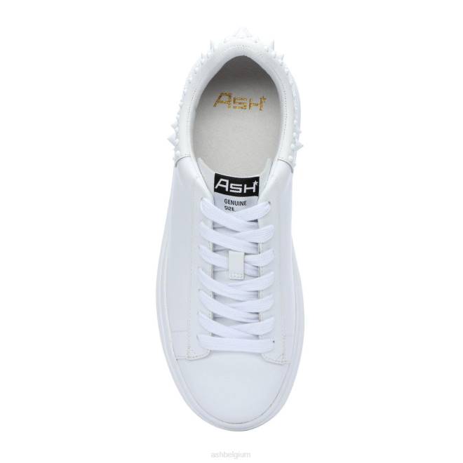 Moby studs sneaker met platform studs vrouwen wit sportschoenenASH PRRX4