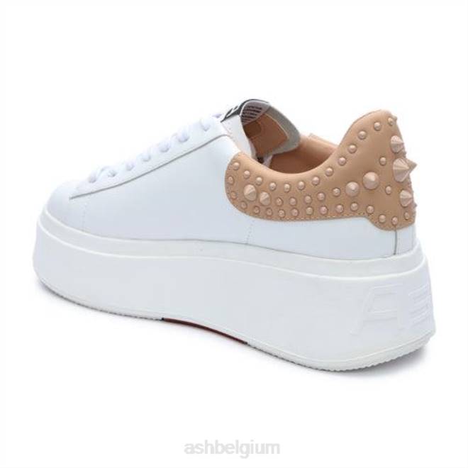 Moby studs sneaker met platform studs vrouwen witte huid sportschoenenASH PRRX3