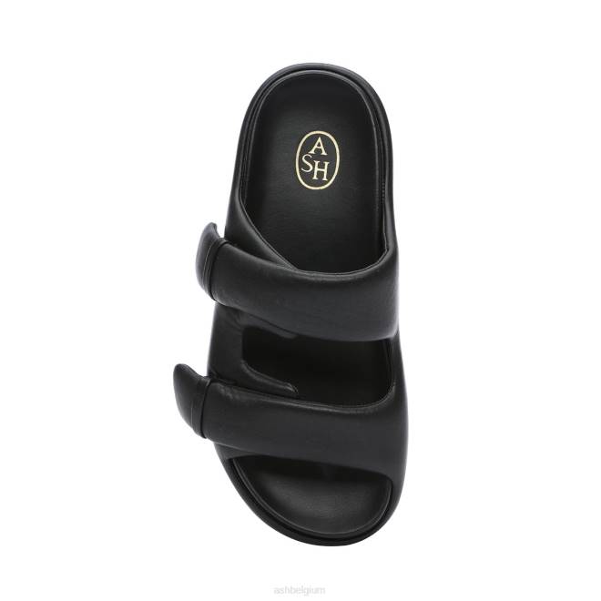 Zeta-sandaal met plateauzool vrouwen zwart sandalenASH PRRX39