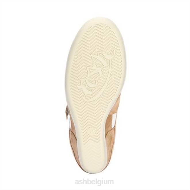 bowie bis wedge sneaker vrouwen goudbruin/gebroken wit sportschoenenASH PRRX22