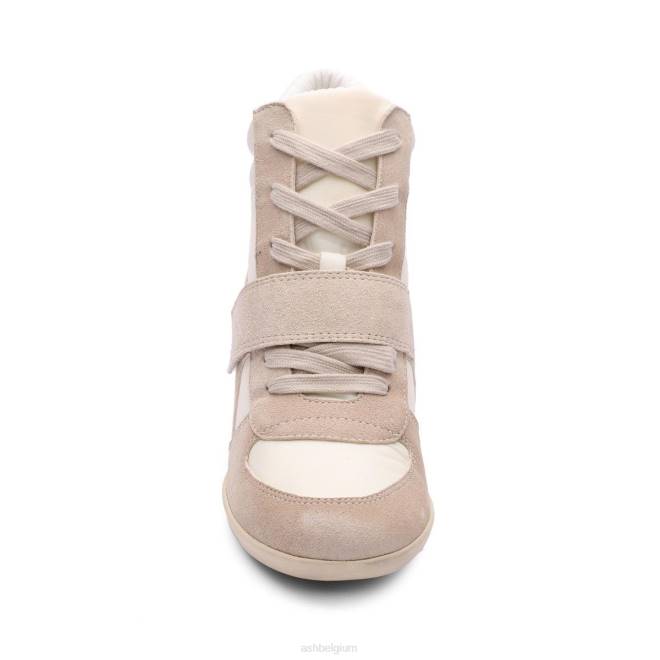 bowie bis wedge sneaker vrouwen talk/gebroken wit sportschoenenASH PRRX23