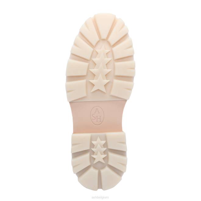 genial bis penny loafer met plateauzool vrouwen talk/zwart instappersASH PRRX1