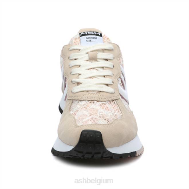 giftige mode sneaker vrouwen eierpunch/rozezout/wit sportschoenenASH PRRX19