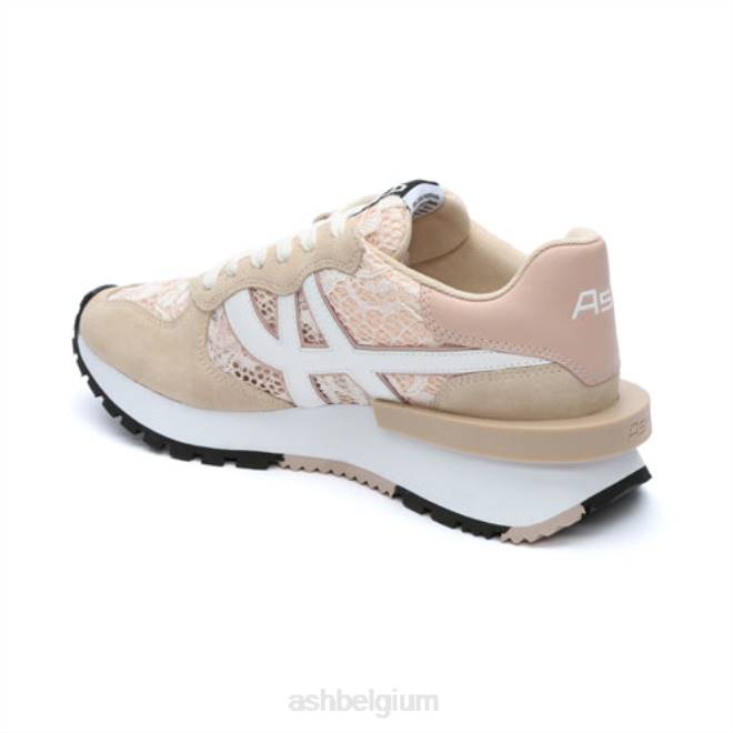 giftige mode sneaker vrouwen eierpunch/rozezout/wit sportschoenenASH PRRX19