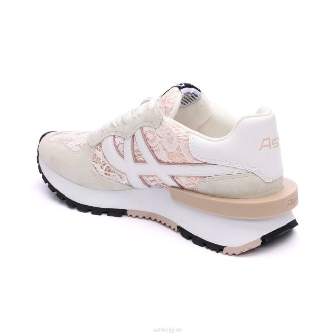 giftige mode sneaker vrouwen gebroken wit/rozezout sportschoenenASH PRRX20