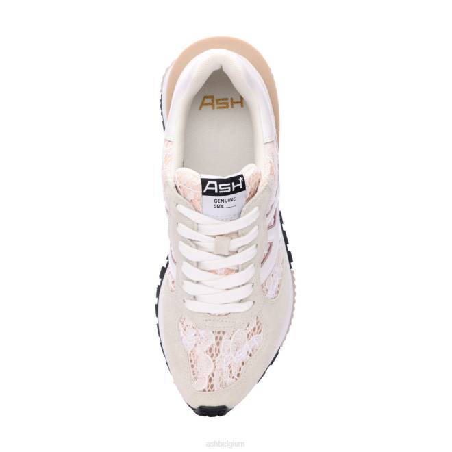 giftige mode sneaker vrouwen gebroken wit/rozezout sportschoenenASH PRRX20