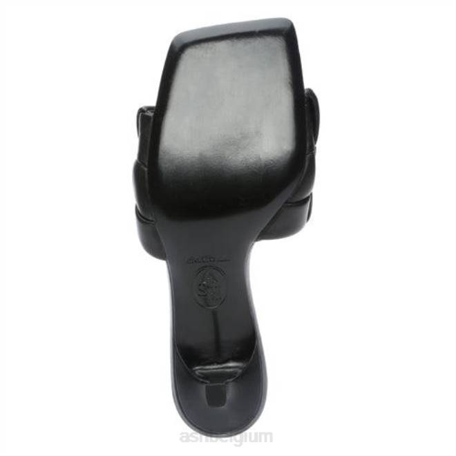 kim geweven sandaal met kittenhiel vrouwen zwart sandalenASH PRRX83