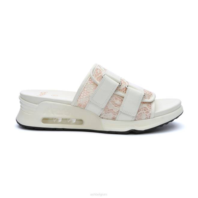 lou kanten sportsandaal vrouwen gebroken wit/gardenia-roze zout sandalenASH PRRX66