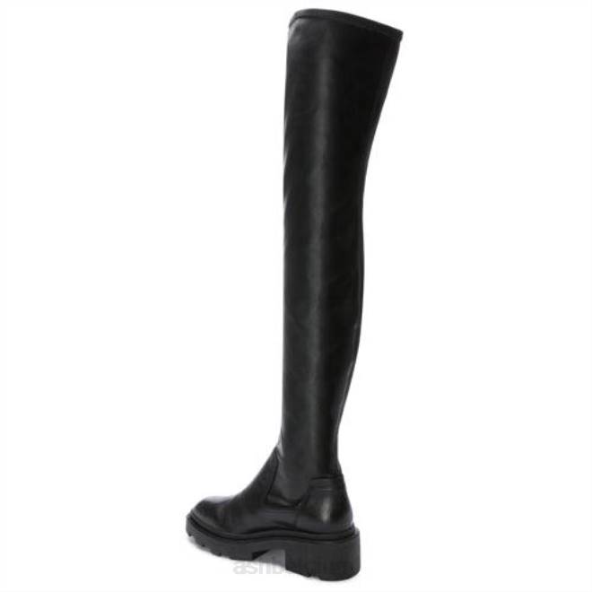 manny\s verfijnde stretch over-de-knie laars vrouwen zwart laarzenASH PRRX90