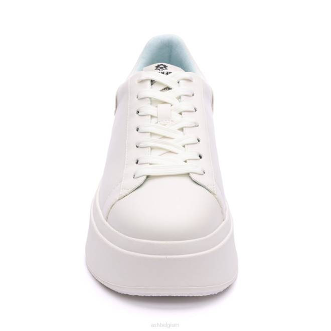 moby be kind platform sneaker vrouwen wit/nevelblauw sportschoenenASH PRRX5