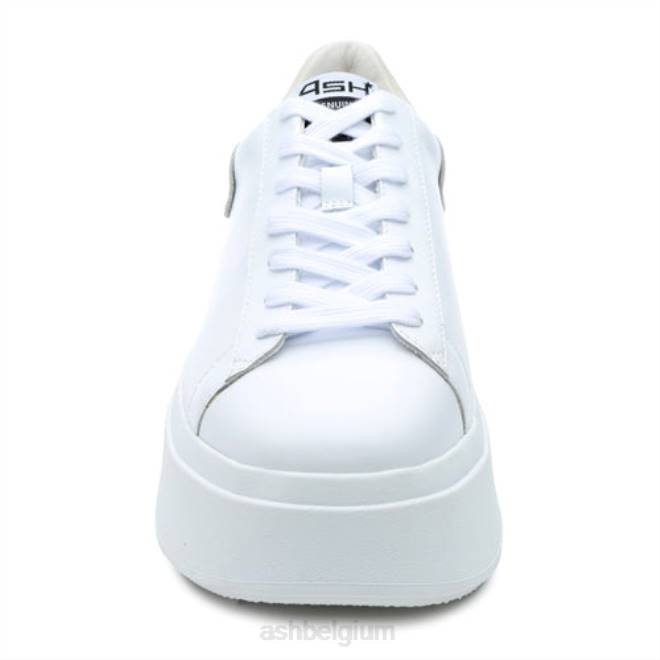 moby platform sneaker vrouwen wit/eierpunch sportschoenenASH PRRX10