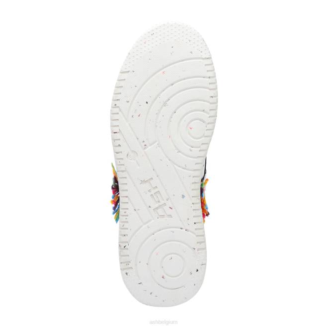parker regenboog hoge sneaker vrouwen wit/veelkleurig sportschoenenASH PRRX16