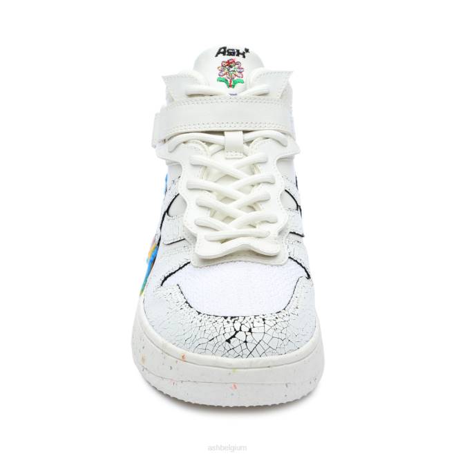 parker regenboog hoge sneaker vrouwen wit/veelkleurig sportschoenenASH PRRX16