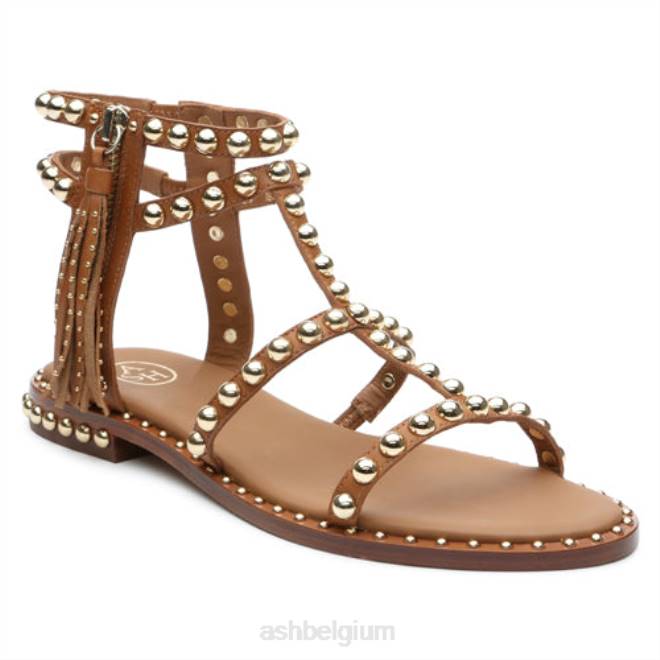 platte sandaal met kwastjes en power studs vrouwen nieuwe kaneel sandalenASH PRRX68