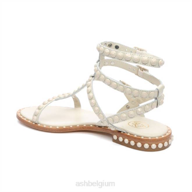 play bis ton-sur-ton bezaaide platte sandaal vrouwen talk sandalenASH PRRX60