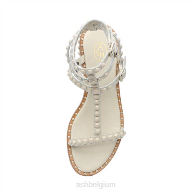 play bis ton-sur-ton bezaaide platte sandaal vrouwen talk sandalenASH PRRX60