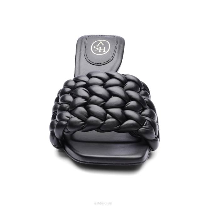 serena geweven jurk sandaal vrouwen zwart sandalenASH PRRX77