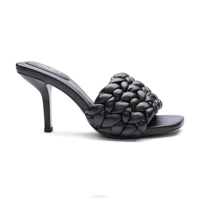 serena geweven jurk sandaal vrouwen zwart sandalenASH PRRX77