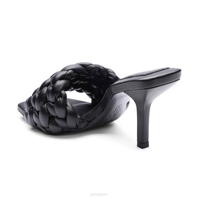 serena geweven jurk sandaal vrouwen zwart sandalenASH PRRX77