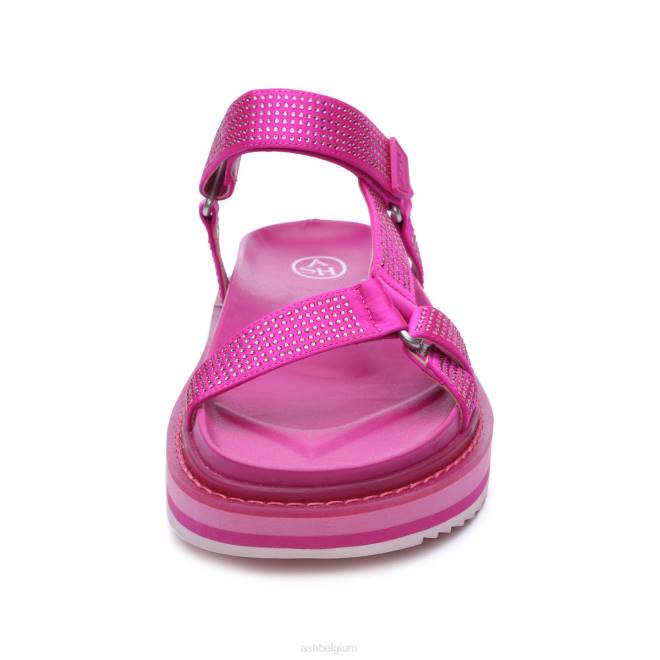 ugo strass voetbed sandaal vrouwen fuxia sandalenASH PRRX75
