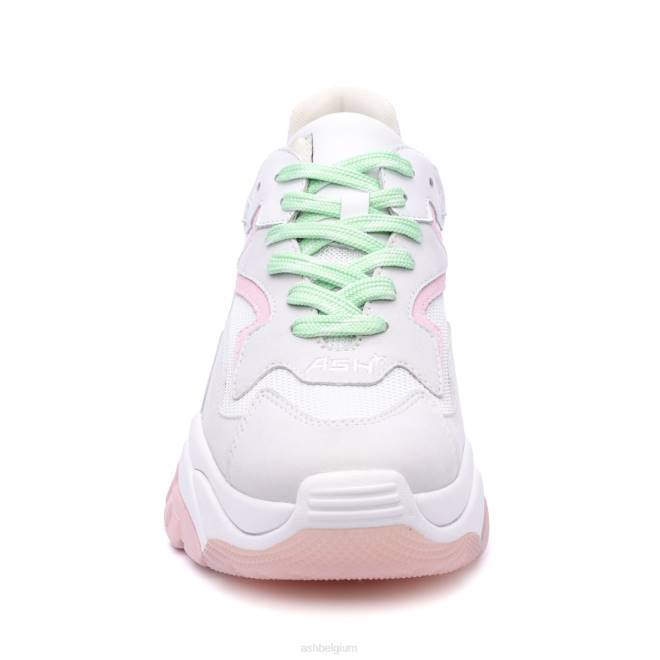 verslaafde mode sneaker vrouwen parel/wit/roos sportschoenenASH PRRX9