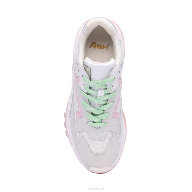 verslaafde mode sneaker vrouwen parel/wit/roos sportschoenenASH PRRX9