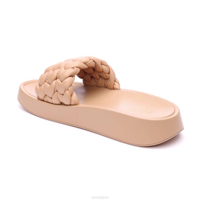 victoria geweven plateausandaal vrouwen huid sandalenASH PRRX43