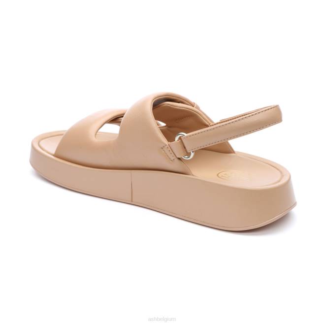 vinci sandaal met plateauzool vrouwen huid sandalenASH PRRX80