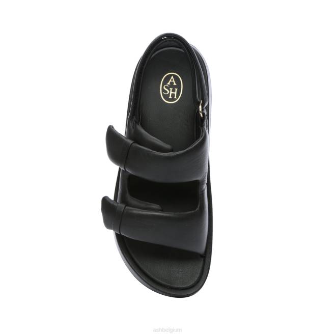 vinci sandaal met plateauzool vrouwen zwart sandalenASH PRRX79