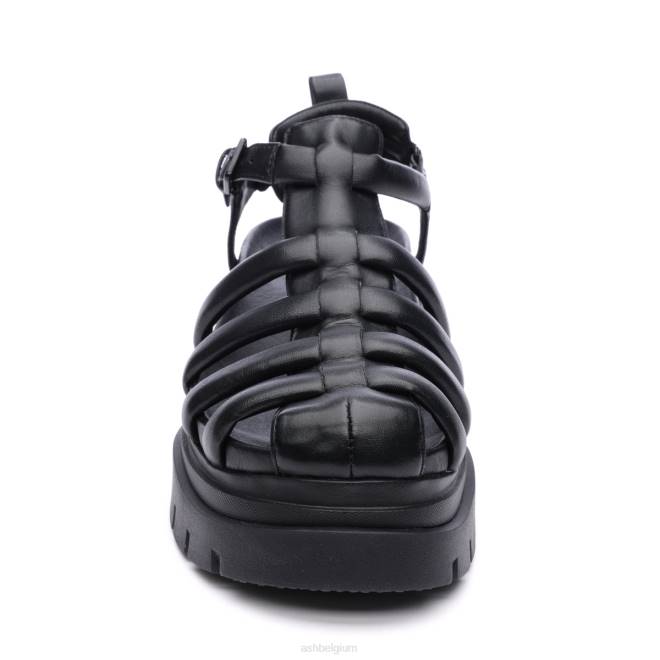 visserssandaal met haaienzool vrouwen zwart sandalenASH PRRX61