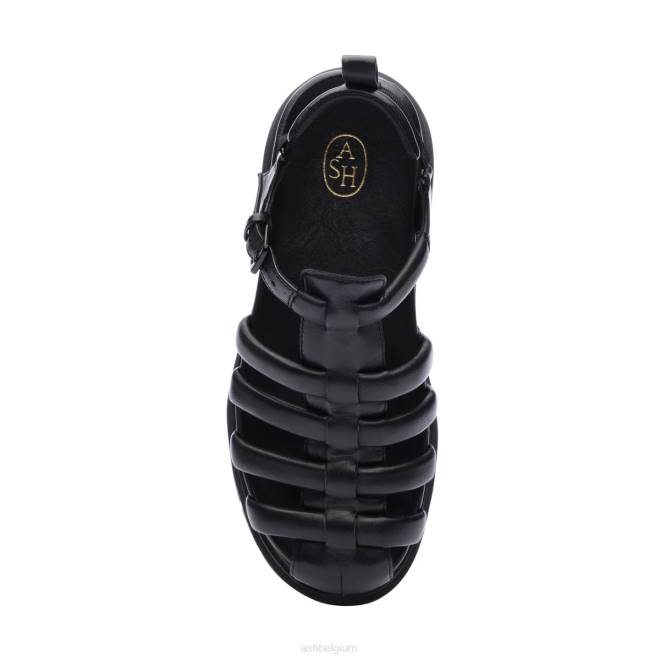 visserssandaal met haaienzool vrouwen zwart sandalenASH PRRX61