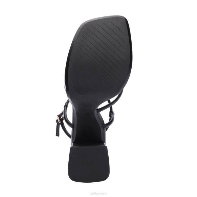 wanda bis sandaal met plateauzool en bandjes vrouwen zwart sandalenASH PRRX46